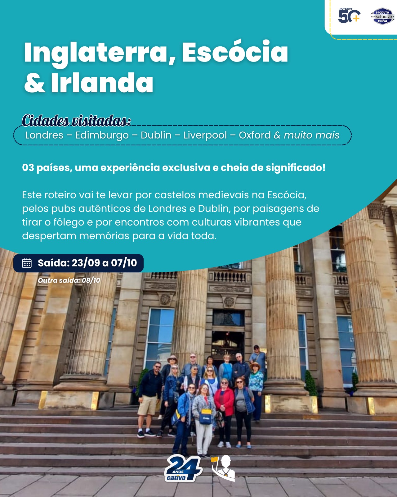 circuitos guia Inglaterra, Escocia e Irlanda